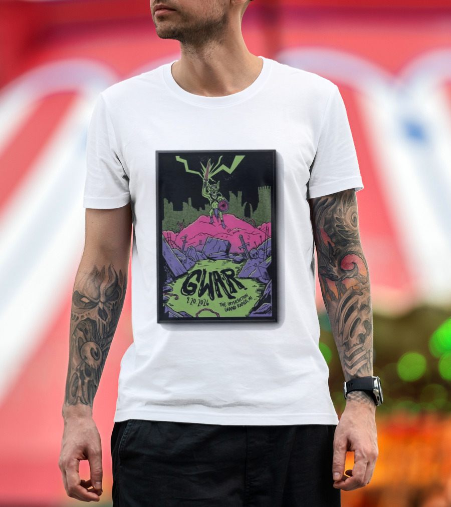 Gwar 9 20 2026 The Intersection Grand Rapids MI T-Shirt