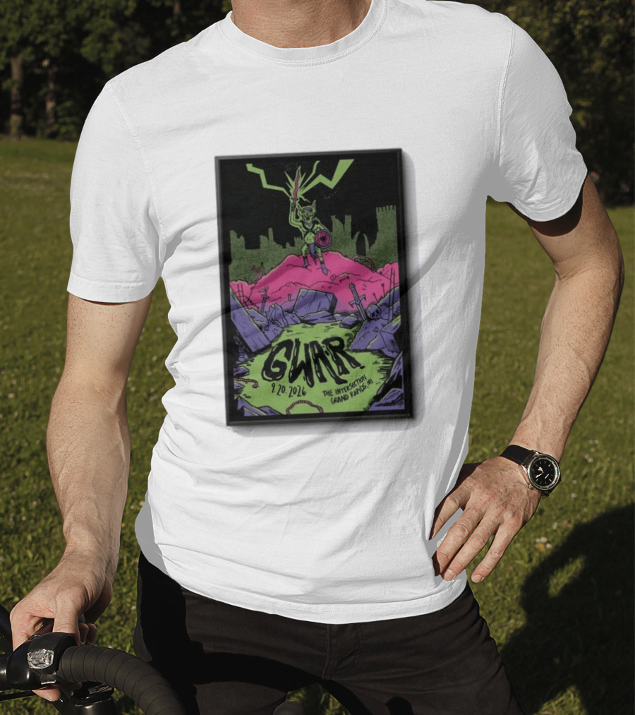 Gwar 9 20 2026 The Intersection Grand Rapids MI T-Shirt