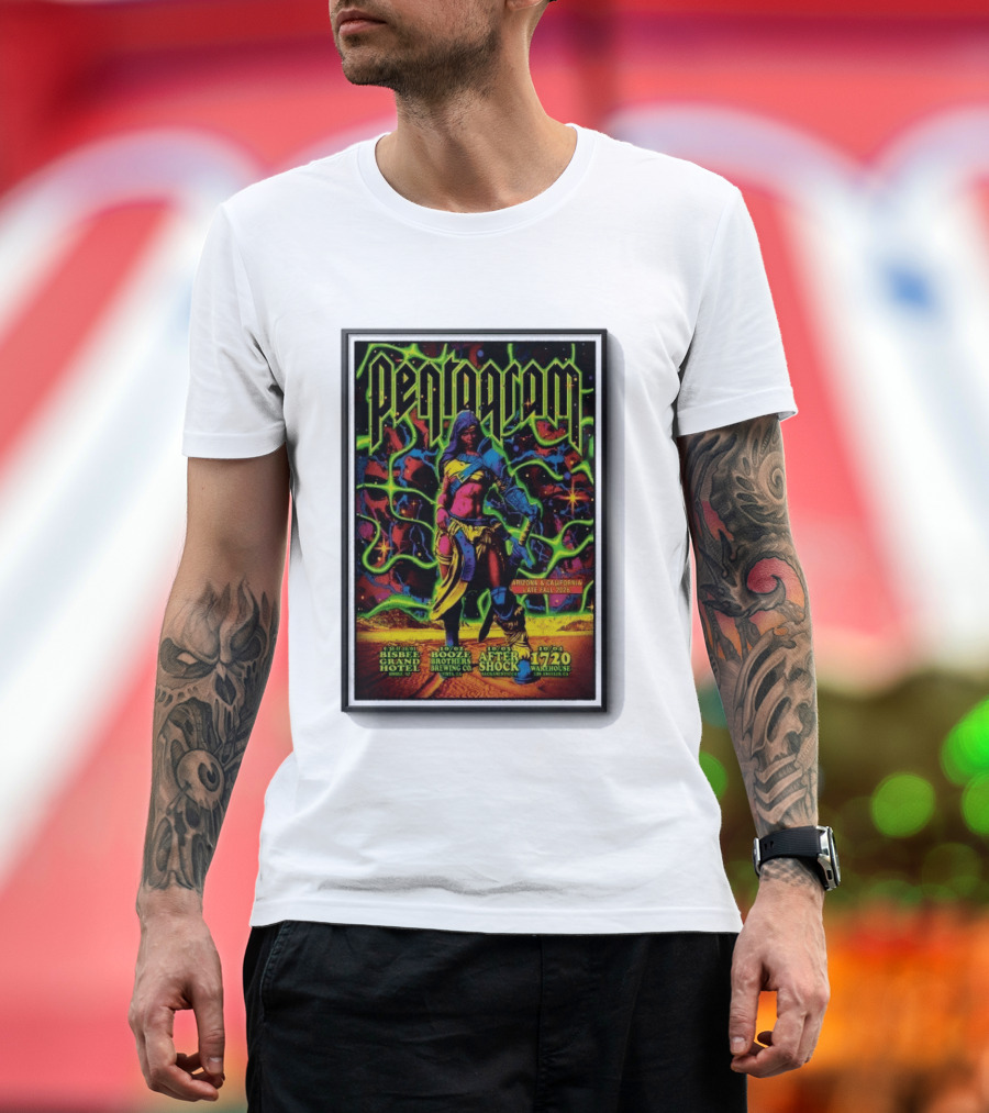 Pentagram Arizona California Late Fall 2026 Bisbee Grand Hotel Brothers Brewing Co After Shock Warehouse T-Shirt