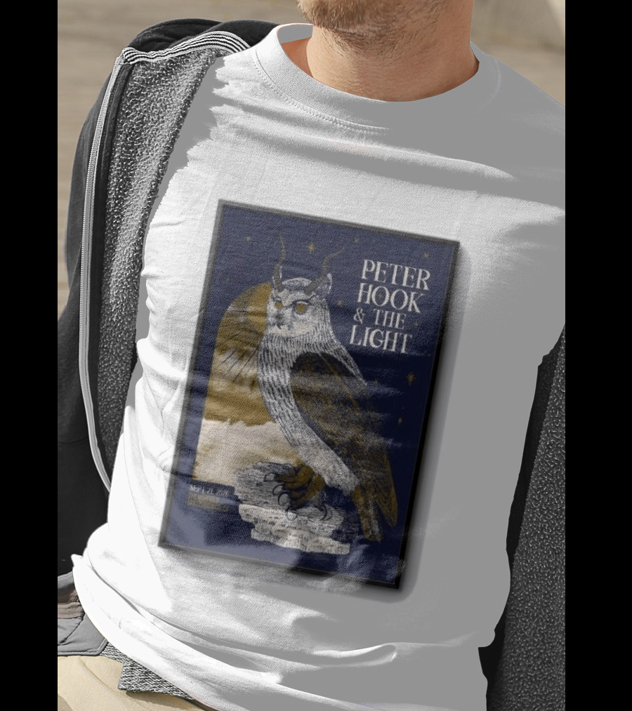 Peter Hook & The Light Sept 21 2026 San Francisco CA Owl T-Shirt