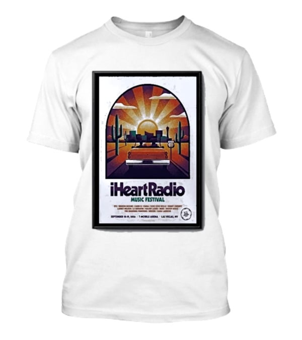 IHeartRadio Music Festival 2026 Mobile Arena Las Vegas Lineup Brandon Boone Ciara Goo Goo Dolls Heart Cherry Levent EloH Kush Tara Harrison Dodg T-Shirt