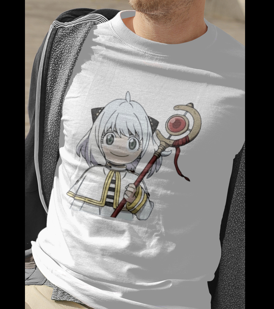 Spy X Family X Frieren Beyond Journey's End Anya Slayer Crossover Anime T-Shirt