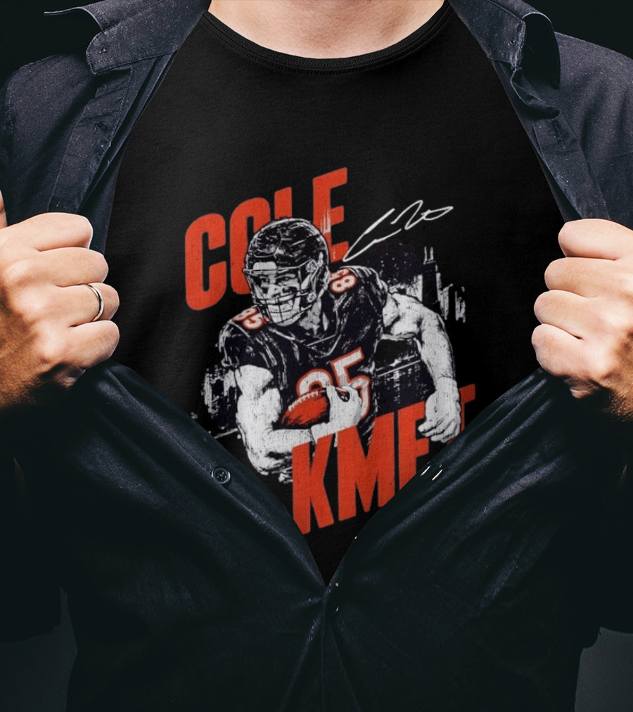 Cole Kmet Chicago Bears Football Iconic Number 85 Sports T-Shirt