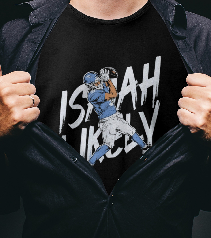 Isaiah Likely Football Catch New York Giants Player T-Shirt
