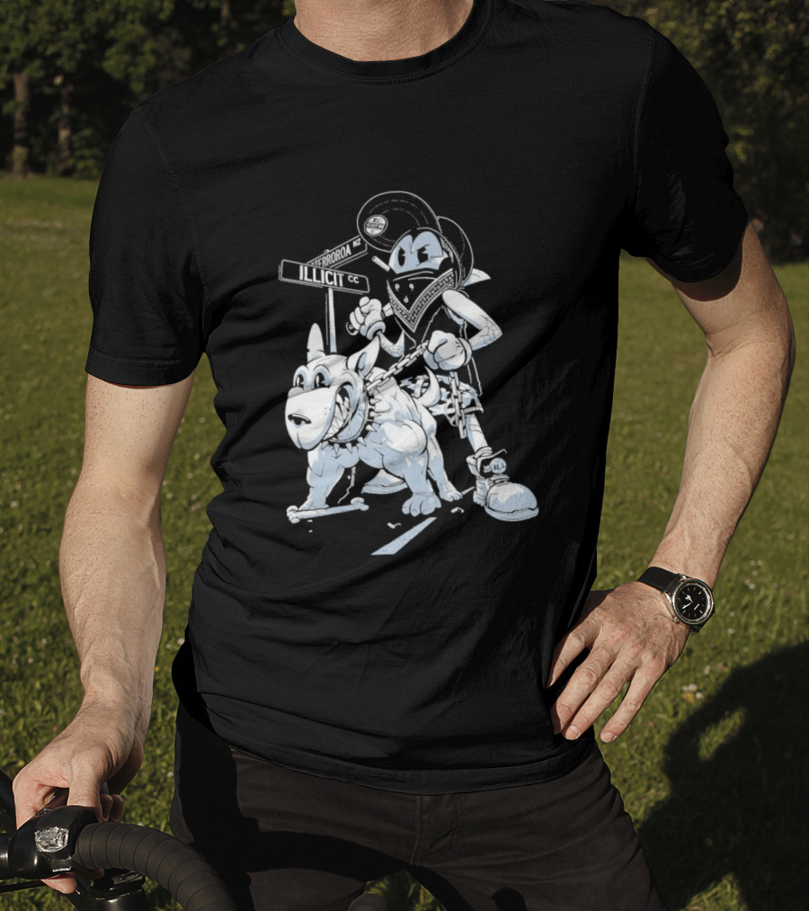 Redrat Illicit Menace Retro Cartoon Adventure T-Shirt