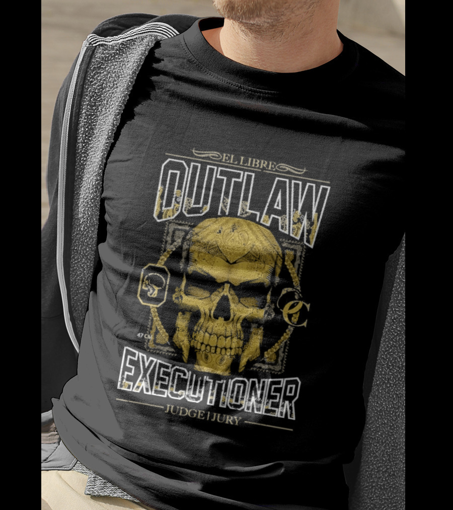 Outlaw Collective Executioner Skull Judge Jury T-Shirt