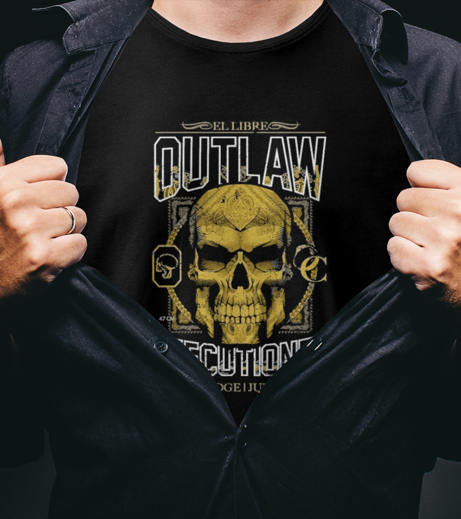 Outlaw Collective Executioner Skull Judge Jury T-Shirt