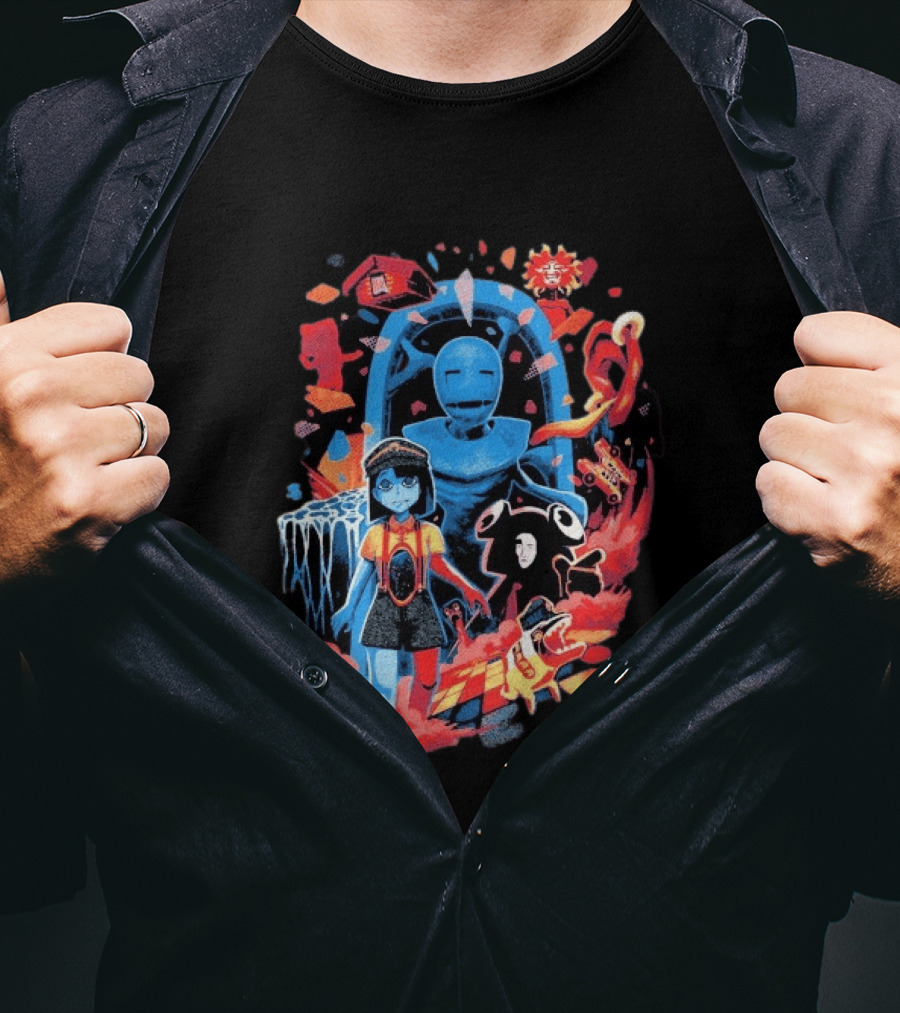 ENA Dream BBQ Lonely Door Character Art And Surreal T-Shirt