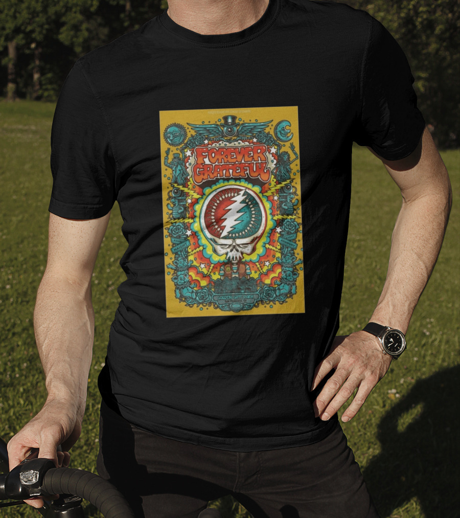 Forever Grateful Golden Gate Park Haight Ashbury San Francisco 2026 T-Shirt