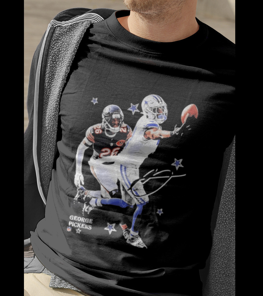 George Pickens NFL Action Dallas Cowboys Vs Chicago Bears Game Highlights T-Shirt