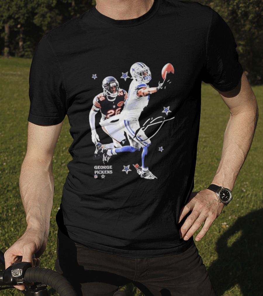 George Pickens NFL Action Dallas Cowboys Vs Chicago Bears Game Highlights T-Shirt