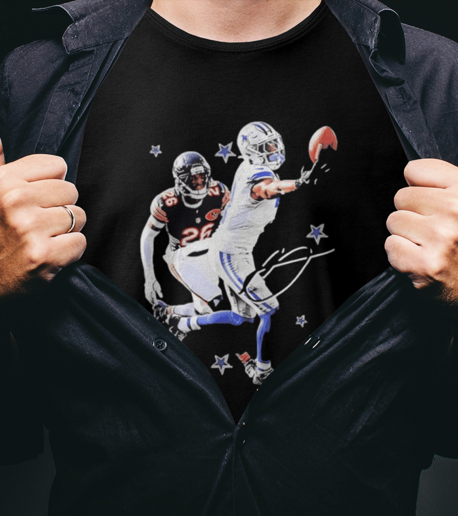 George Pickens NFL Action Dallas Cowboys Vs Chicago Bears Game Highlights T-Shirt
