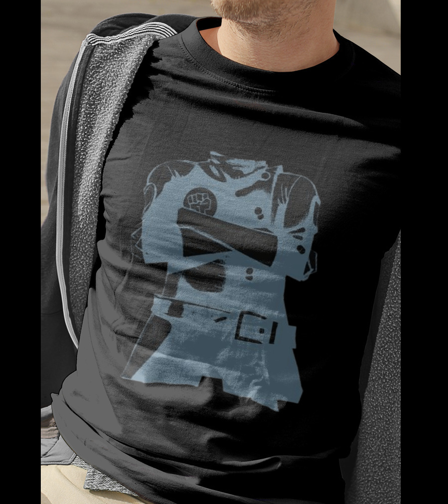 Gorillaz Store Stylo Hood Black Fist T-Shirt