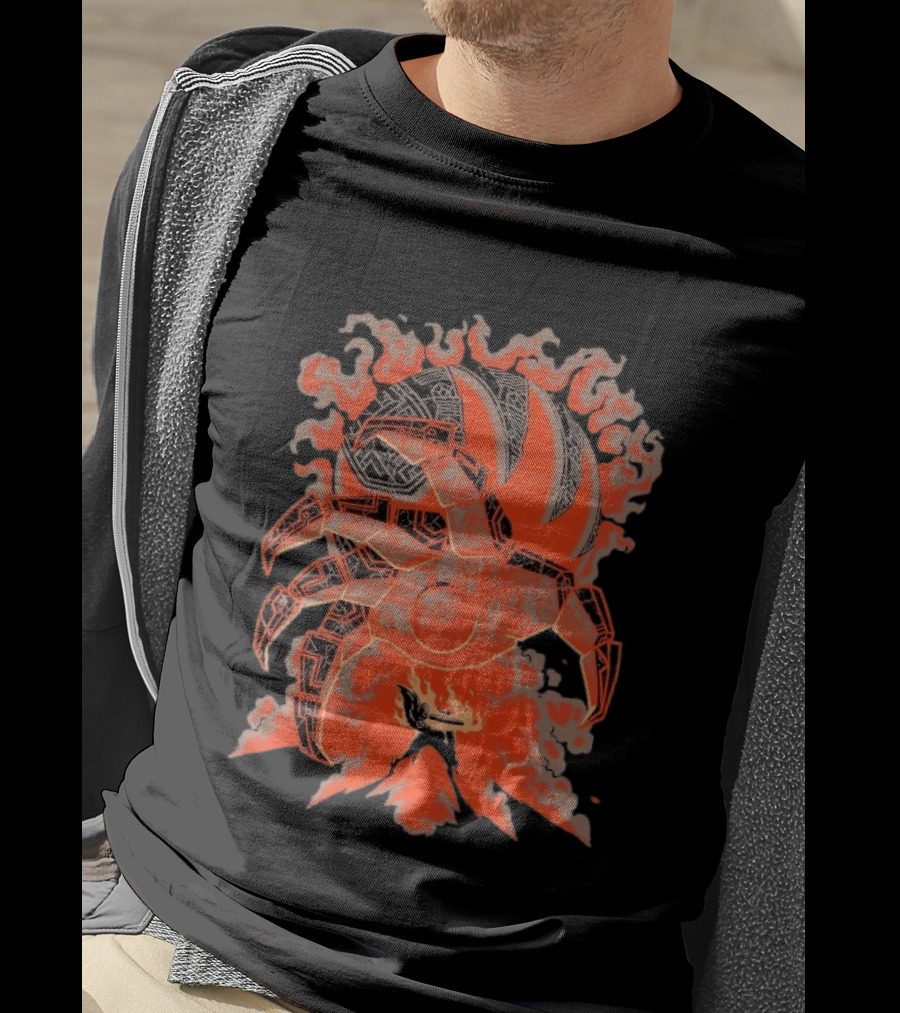 Okami Everlasting Darkness Fire Spirit And Flames T-Shirt