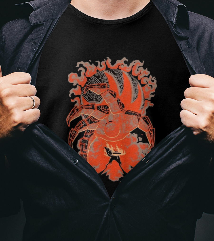 Okami Everlasting Darkness Fire Spirit And Flames T-Shirt