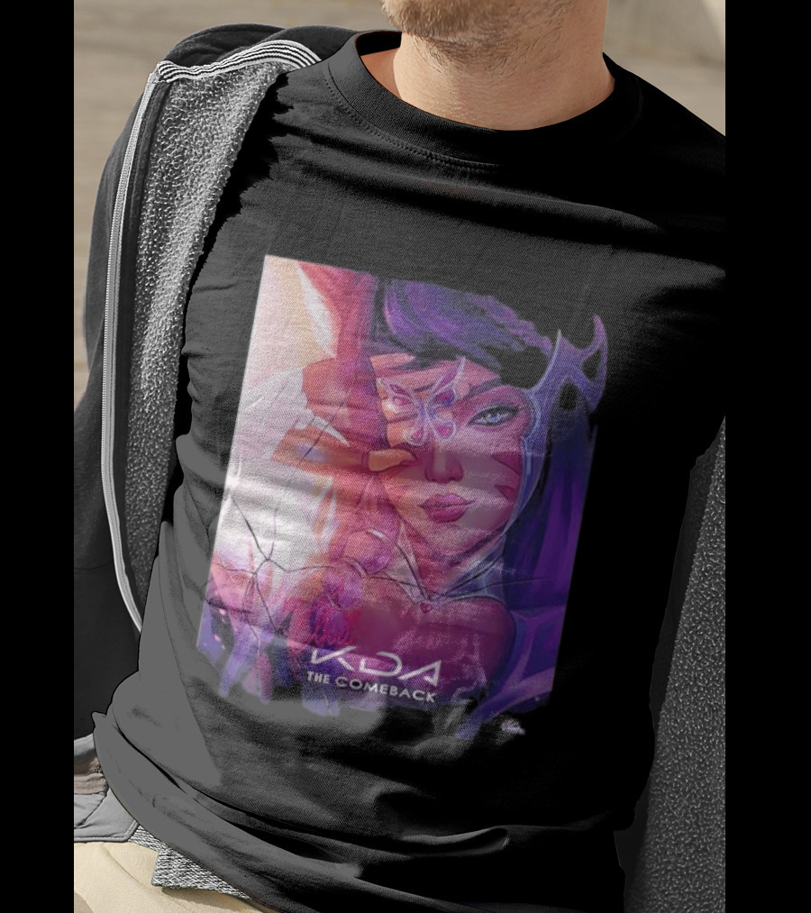 Ahri KDA The Comeback Arcane League Of Legends By Nikkotari T-Shirt