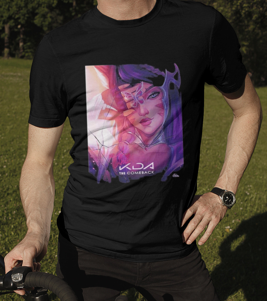 Ahri KDA The Comeback Arcane League Of Legends By Nikkotari T-Shirt