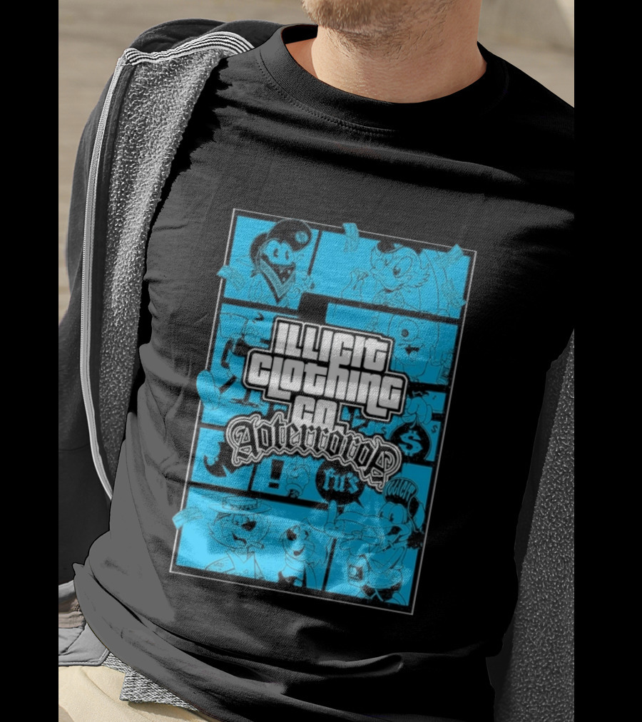 Illicit Clothing Co Afterror FU$ T-Shirt
