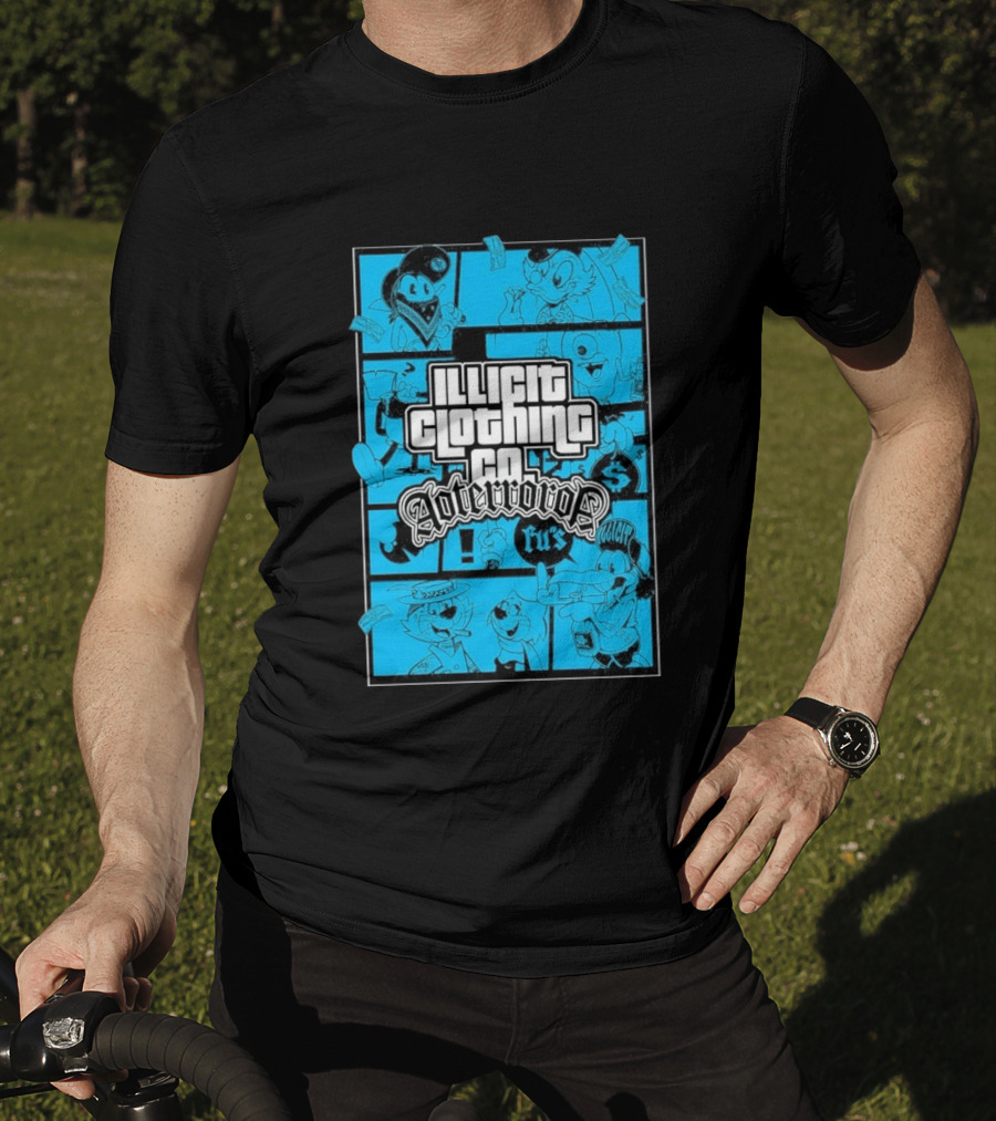 Illicit Clothing Co Afterror FU$ T-Shirt