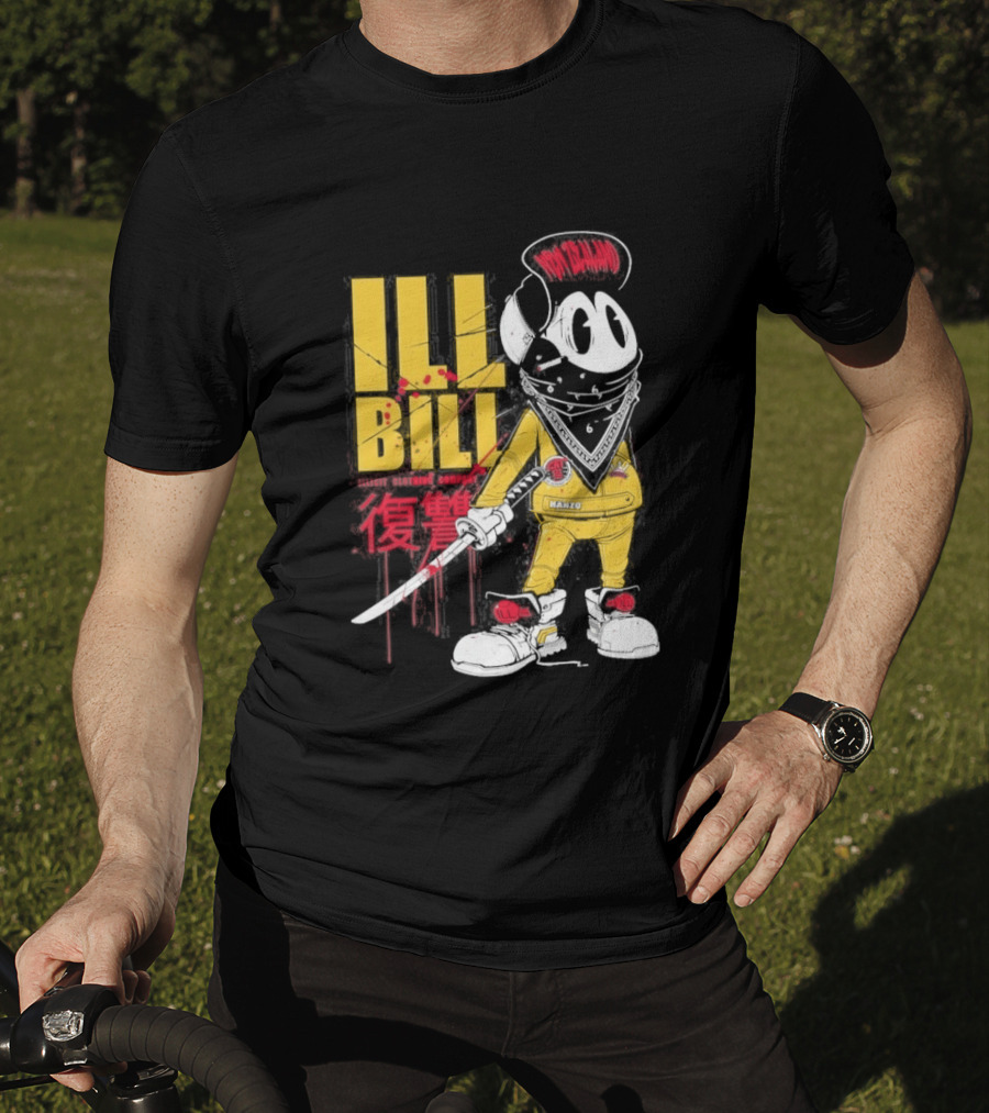 Ill Bill Redrat Illicit Drippy Character With Red And Yellow Details T-Shirt