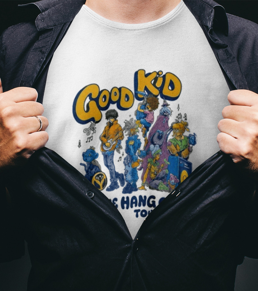 Good Kid Can We Hang Out Tour 2026 Colorful Characters T-Shirt