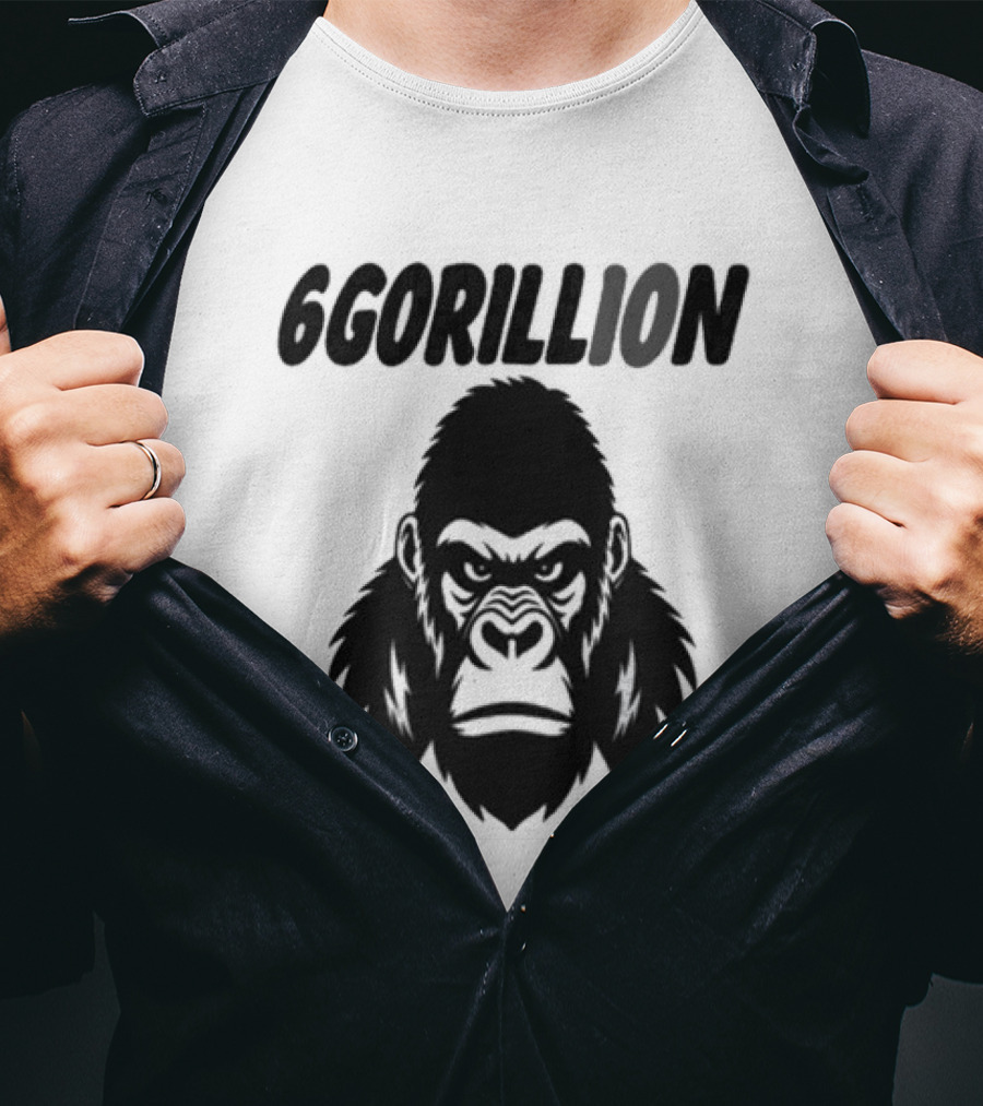 6gorillion Gorilla Face T-Shirt