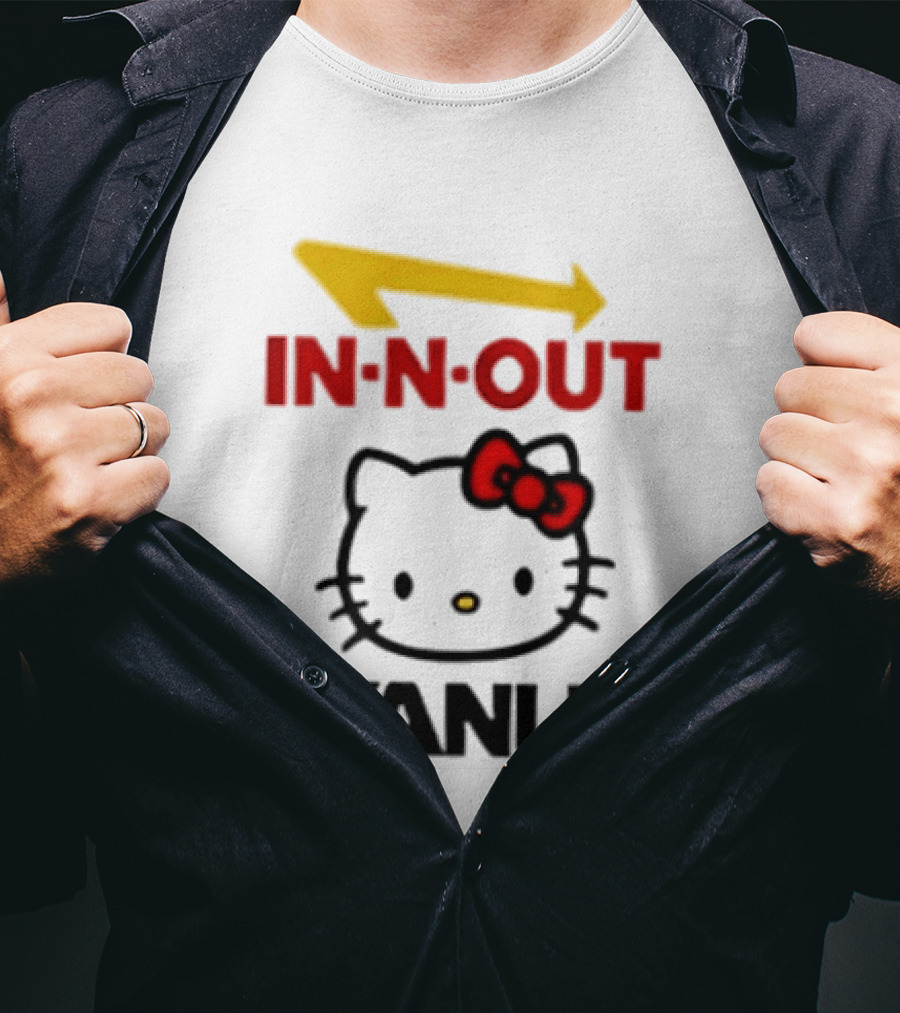 In N Out Hello Kitty Stanley Collaboration T-Shirt