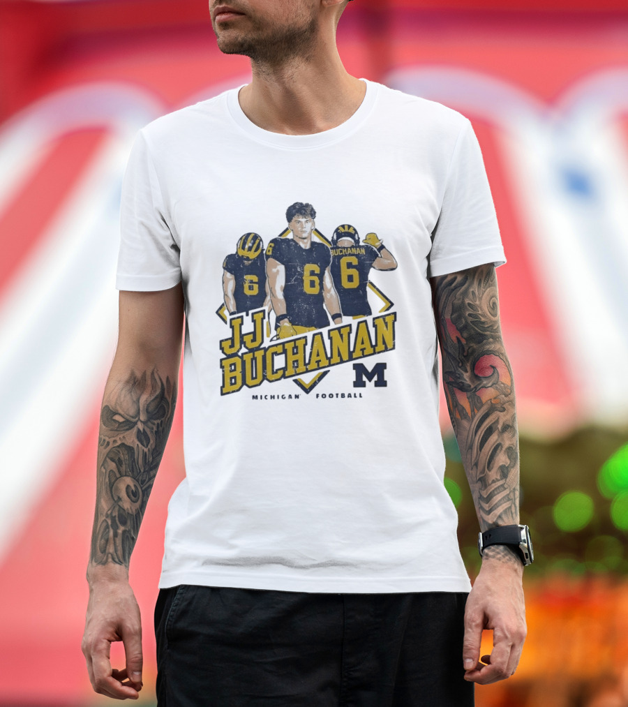 JJ Buchanan 6 Michigan Wolverines Football M T-Shirt
