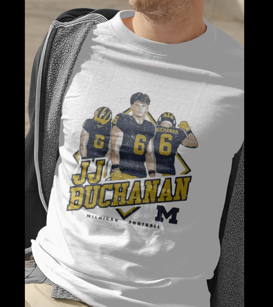 JJ Buchanan 6 Michigan Wolverines Football M T-Shirt