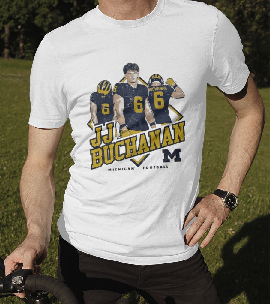 JJ Buchanan 6 Michigan Wolverines Football M T-Shirt