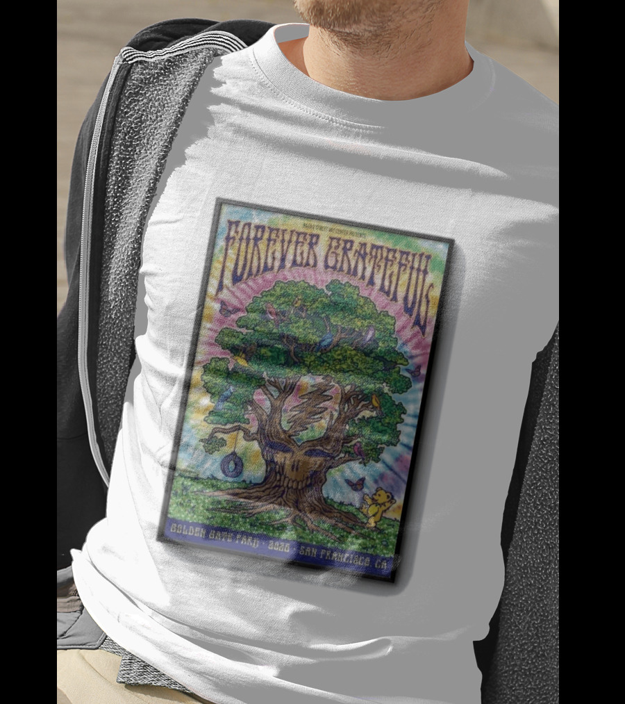 Forever Grateful Rainbow Tree Golden Gate Park 2026 San Francisco T-Shirt