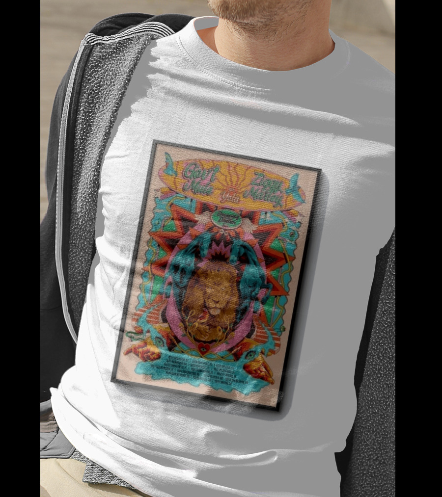 Gov't Mule Ziggy Marley Yola Dreaming The Same Dream Tour 2026 Lion Art And Dates T-Shirt
