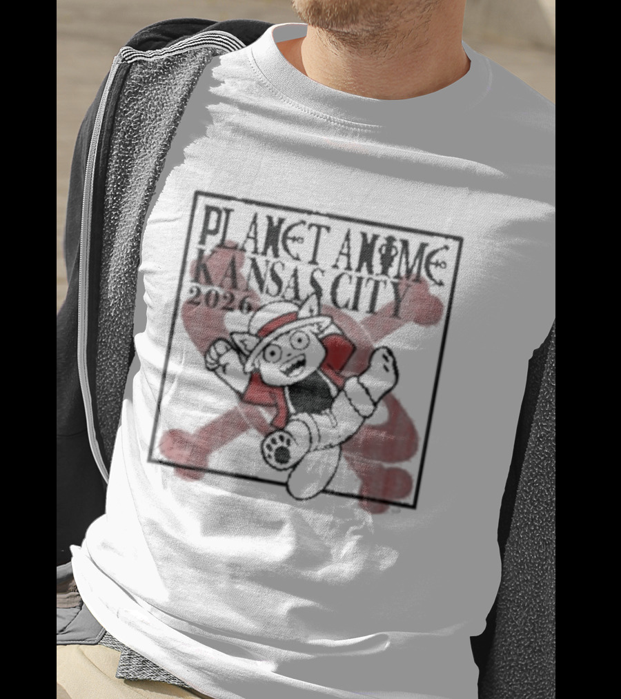 Planet Anime Kansas City 2026 Pirate Panda T-Shirt