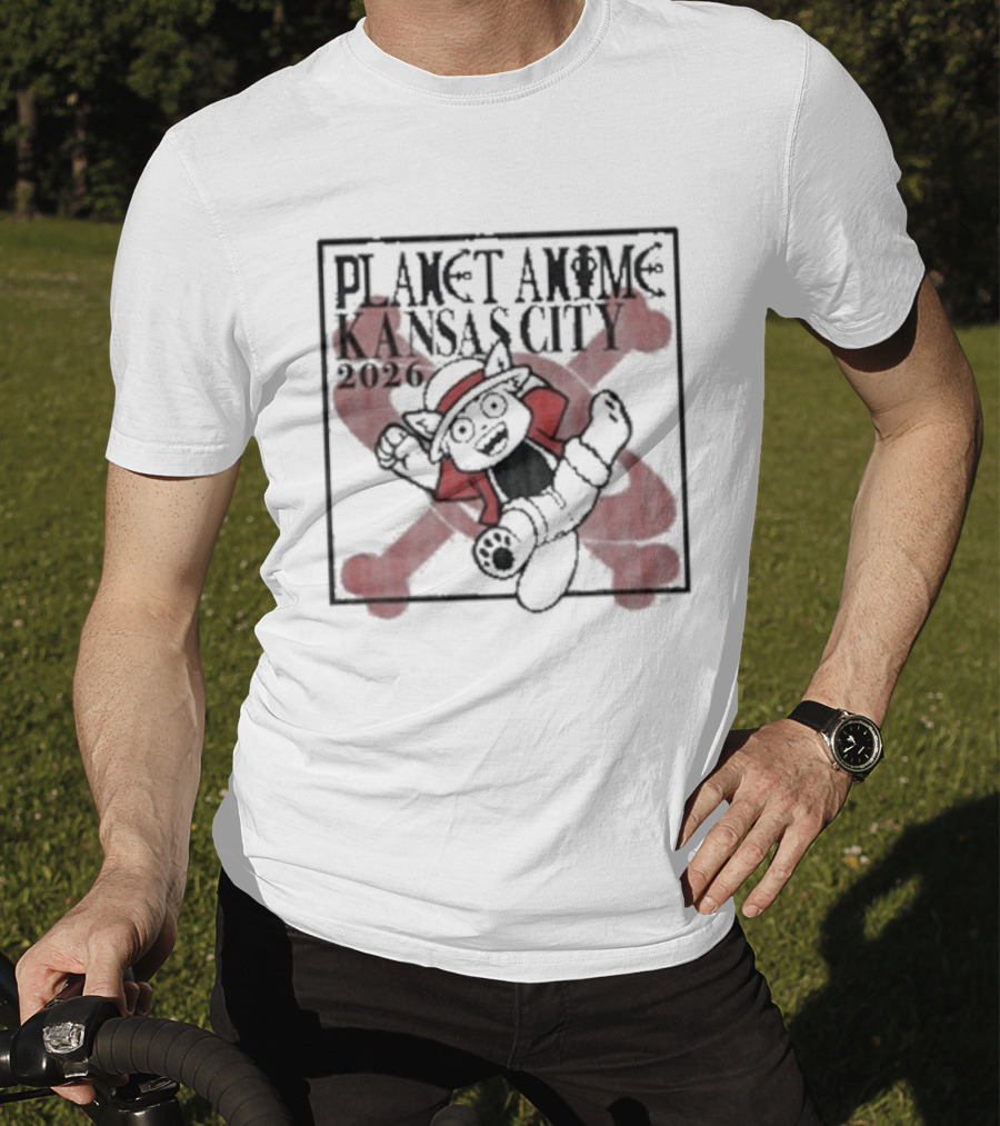 Planet Anime Kansas City 2026 Pirate Panda T-Shirt