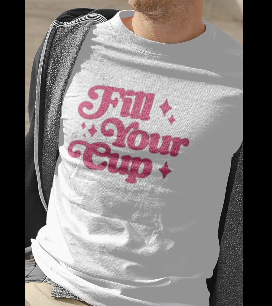 Swig Store Fill Your Cup Tan Camo T-Shirt