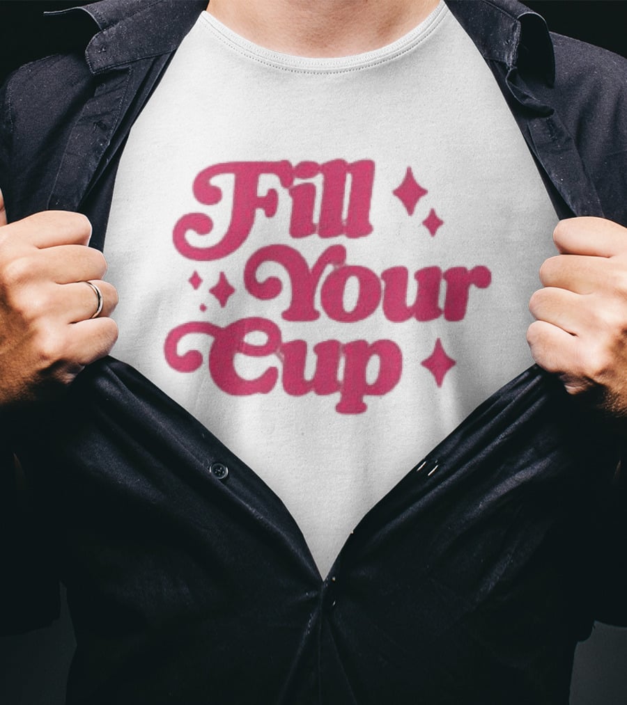Swig Store Fill Your Cup Tan Camo T-Shirt