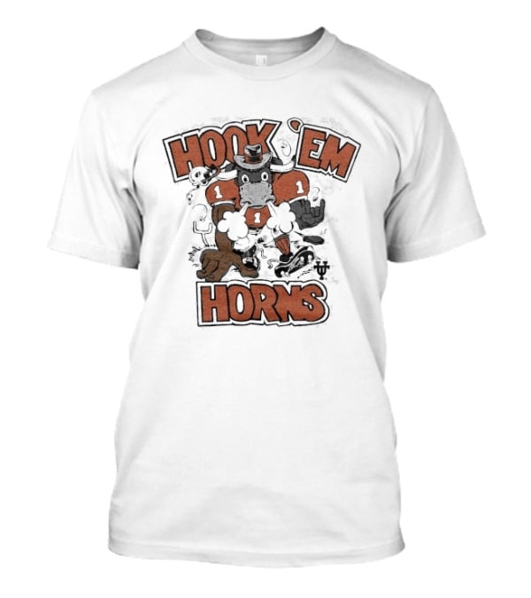 Texas Longhorns Hook Em Horns Longhorn Rush Football Spirit T-Shirt