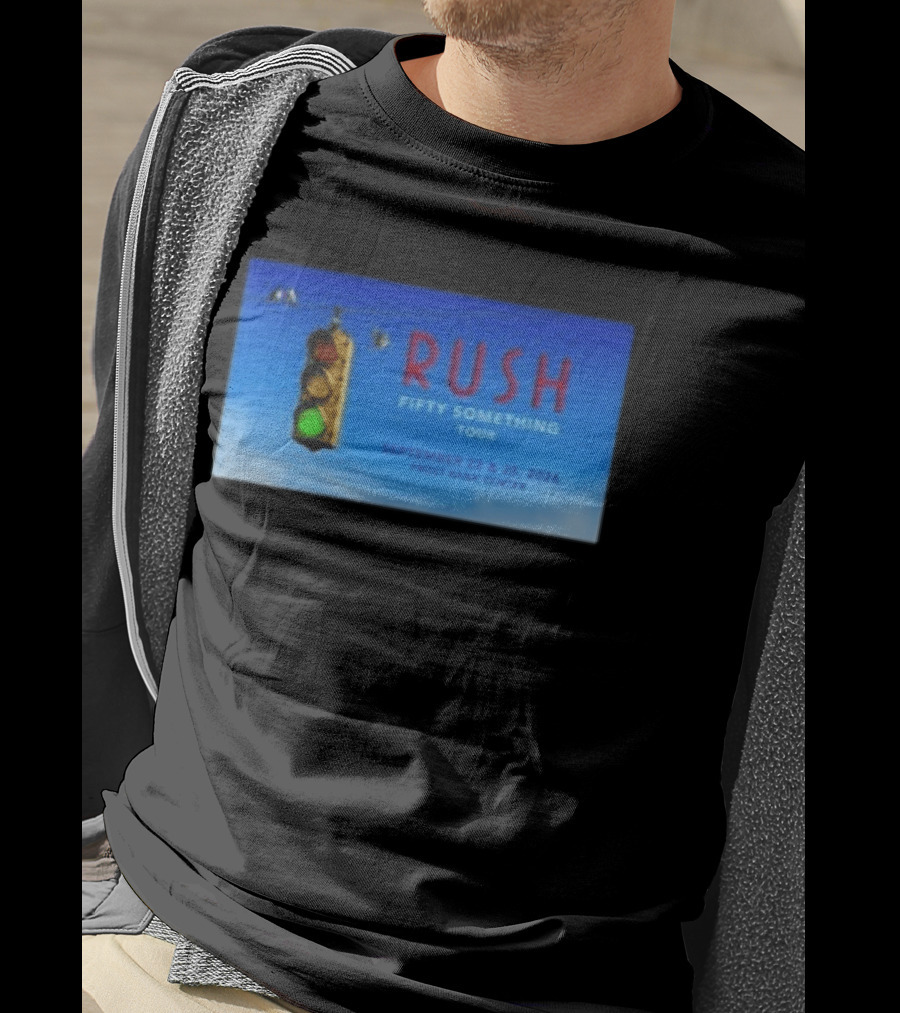 Rush Fifty Something Tour San Antonio TX September 23 25 2026 Frost Bank Center Concert T-Shirt
