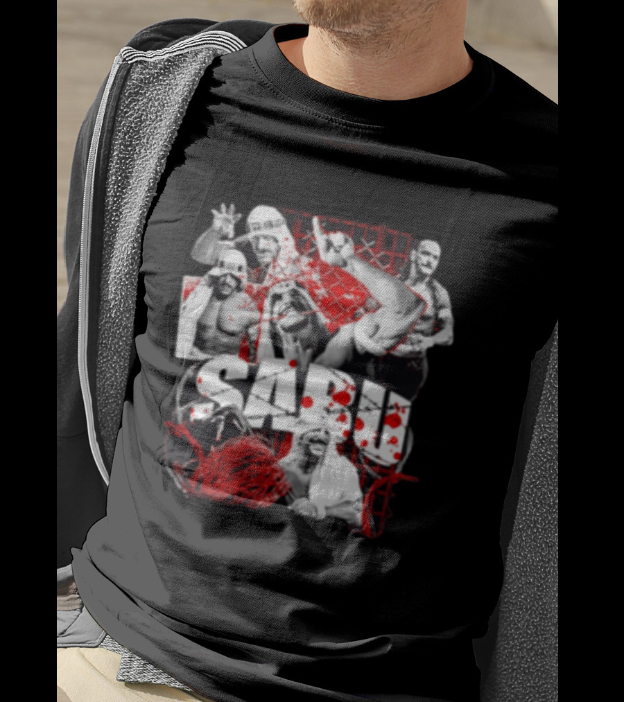 Sabu Homicidal Suicidal Genocidal Wrestling Legend T-Shirt