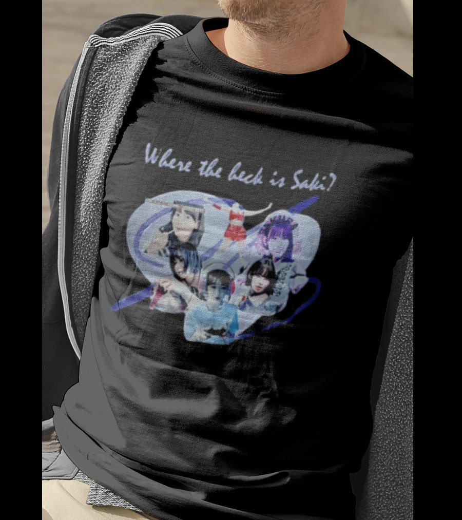 Saki Sakura Where The Heck Is Collage Of Female Idol Photos Miyawaki T-Shirt