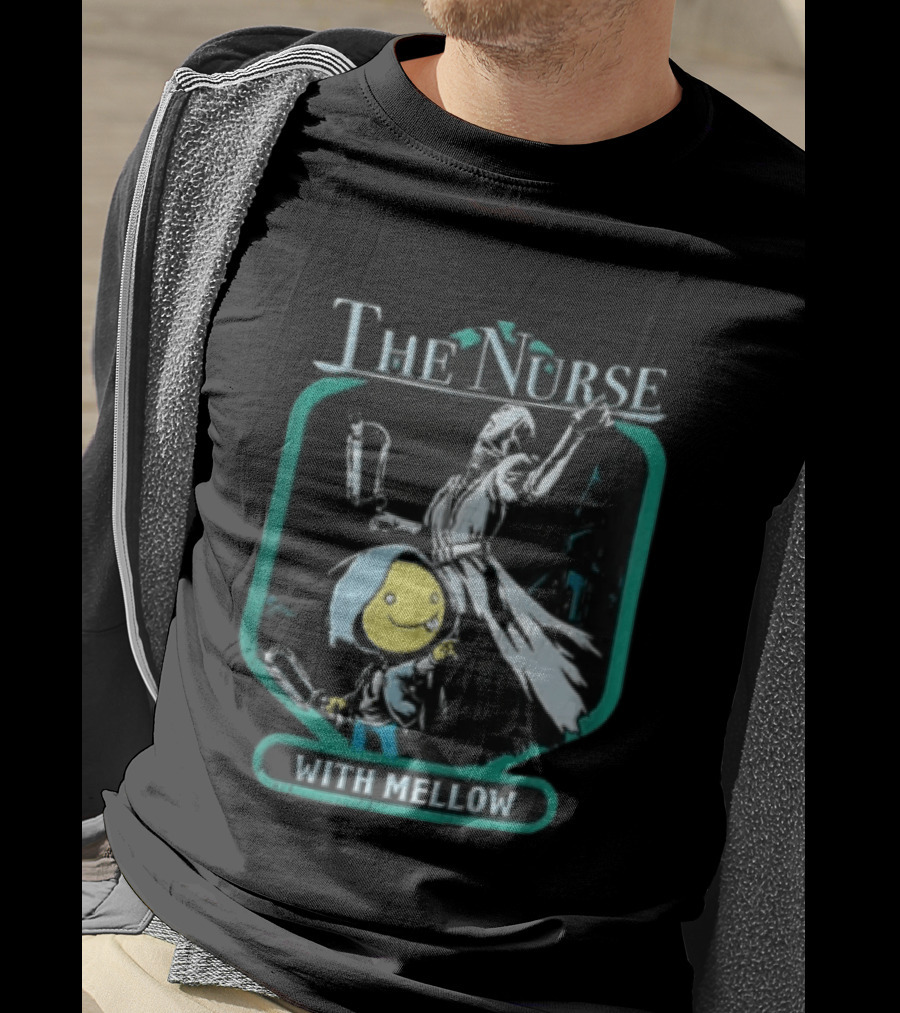 The Nurse With Mellow Holding Syringe Pointing Child T-Shirt