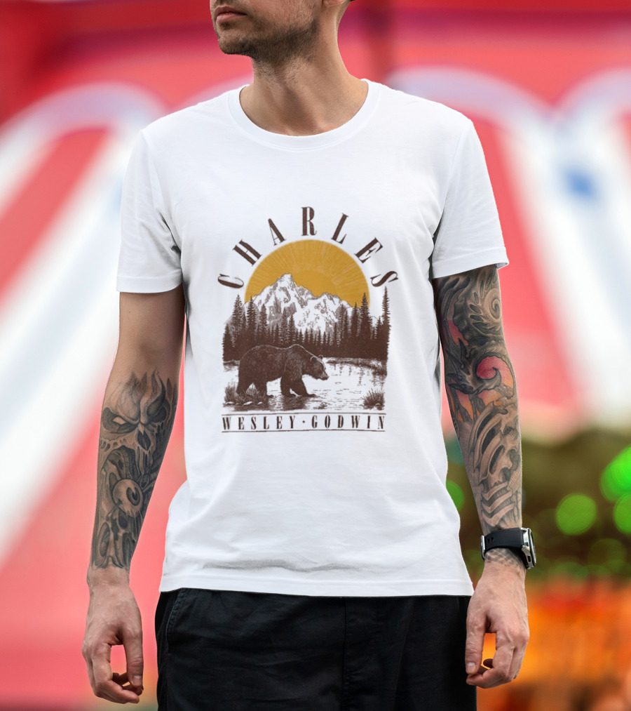Charles Wesley Godwin Bear Mountain Sunset Forest T-Shirt