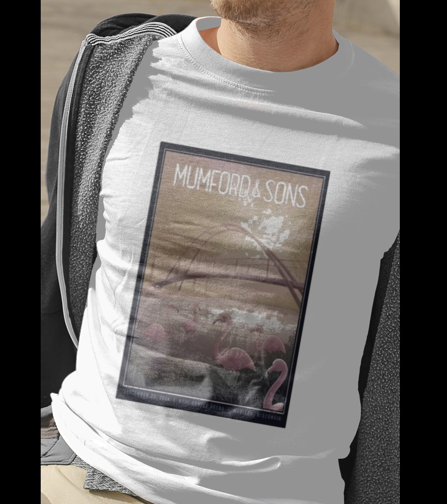 Mumford And Sons Concert Featuring Flamingos At Kohl Center Arena Madison WI September 23 2026 T-Shirt