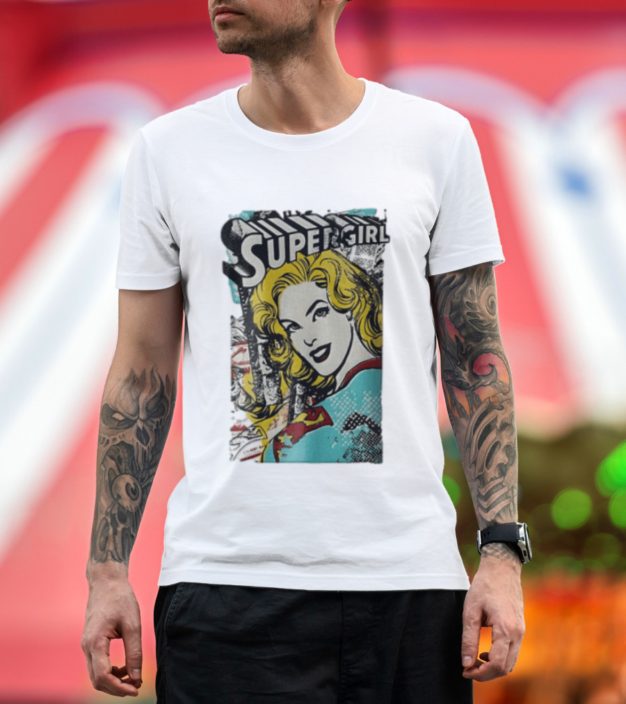 Supergirl DC Comics Blonde Woman Pop T-Shirt