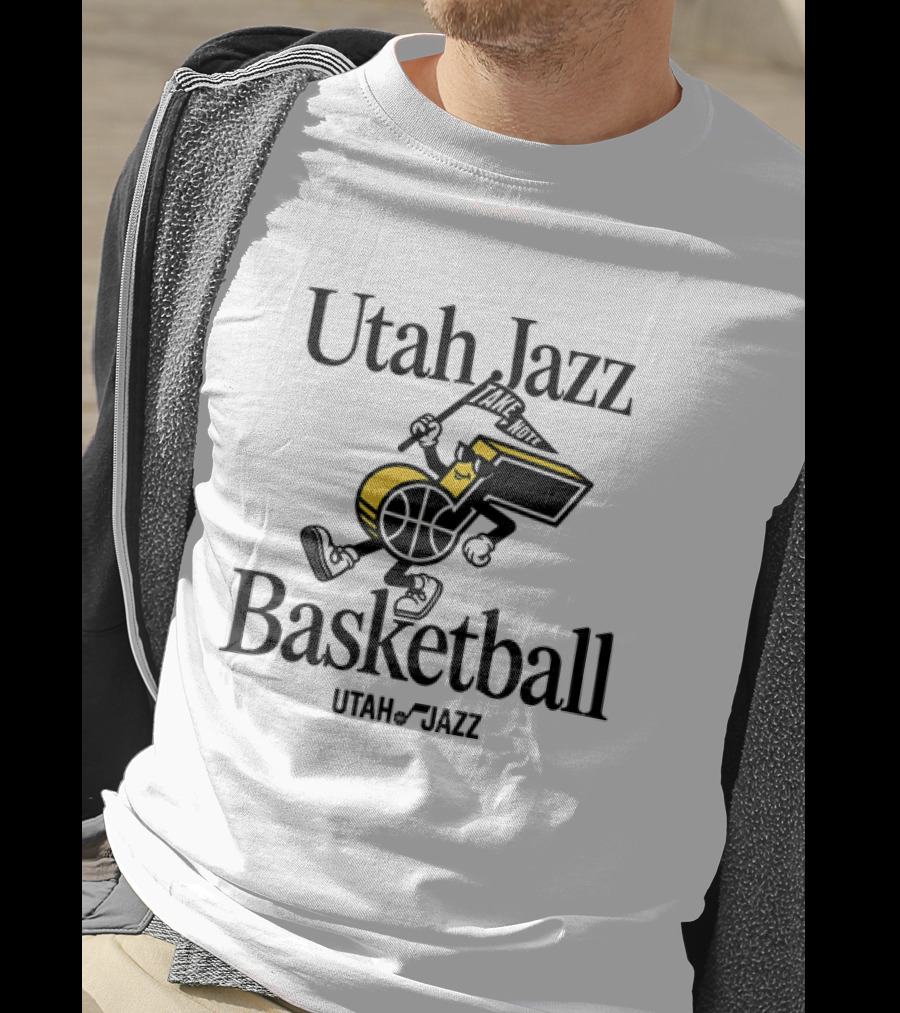 Utah Jazz Take Note Basketball T-Shirt