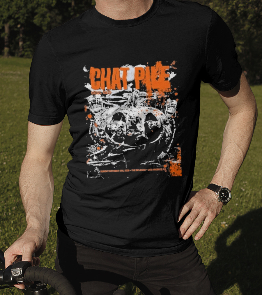 Chat Pile Event October 4 2026 The Belasco Los Angeles CA Sonic Gig T-Shirt