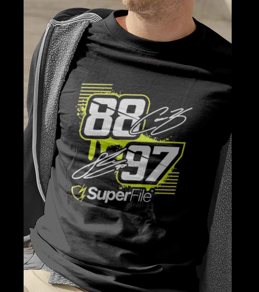 Connor Zilisch 88 Shane Van Gisbergen 97 SuperFile T-Shirt