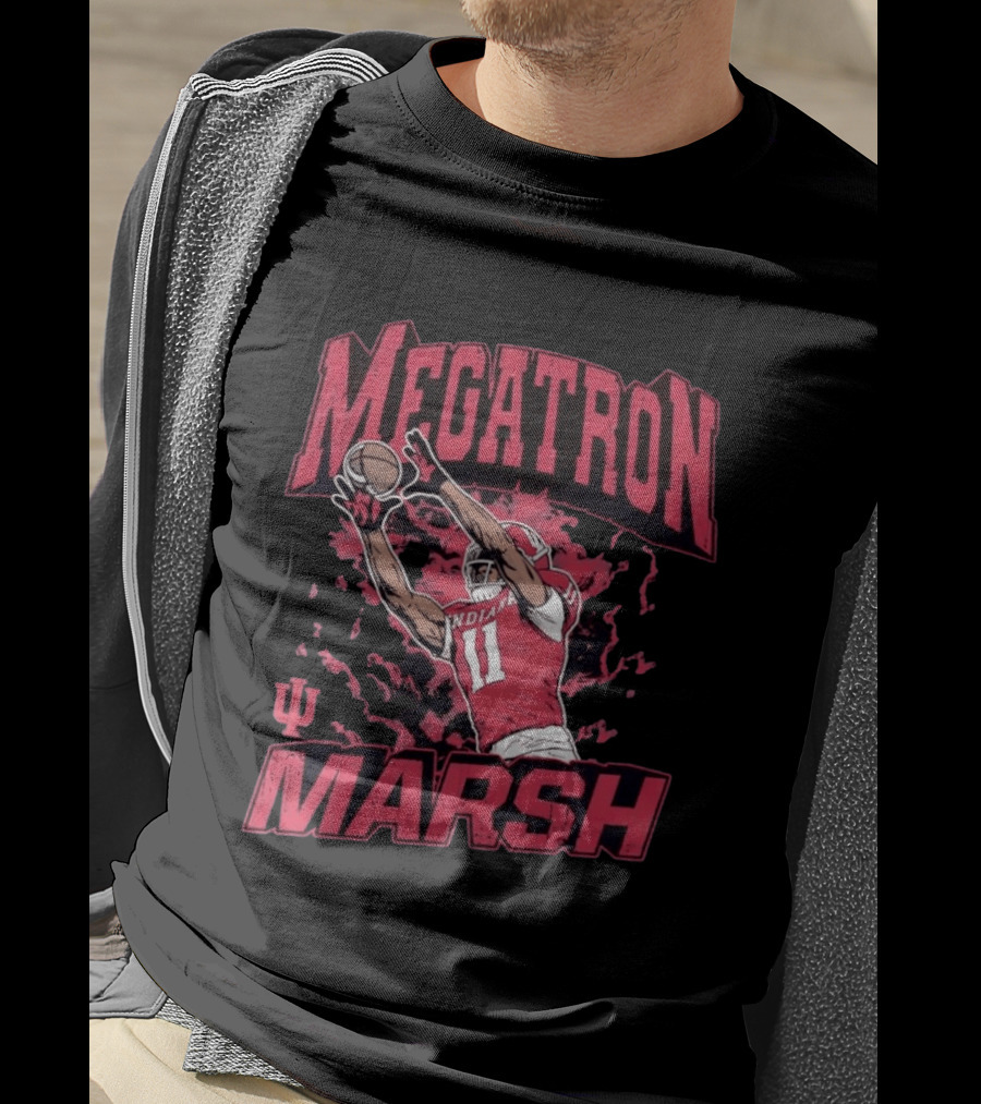 Megatron Marsh Indiana Hoosiers No 11 Football T-Shirt