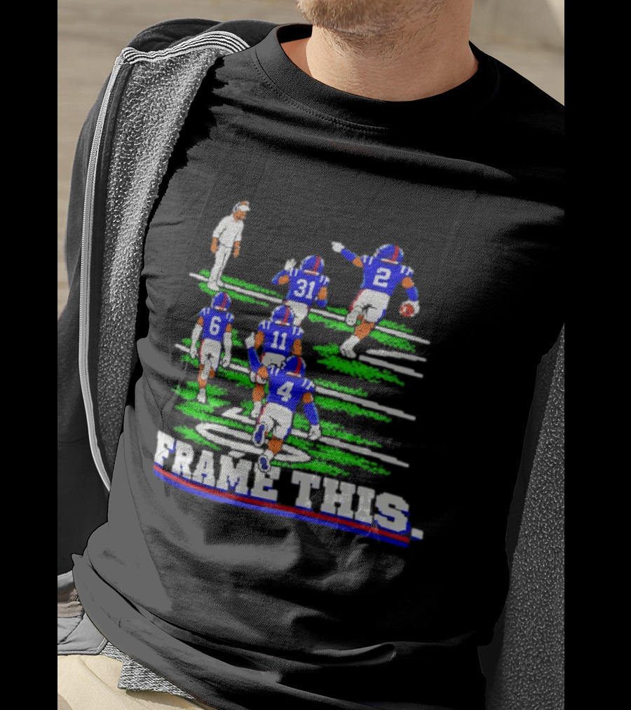 Ole Miss Rebels Lane Kiffin LSU Tigers Frame This Pixel Football Moment T-Shirt