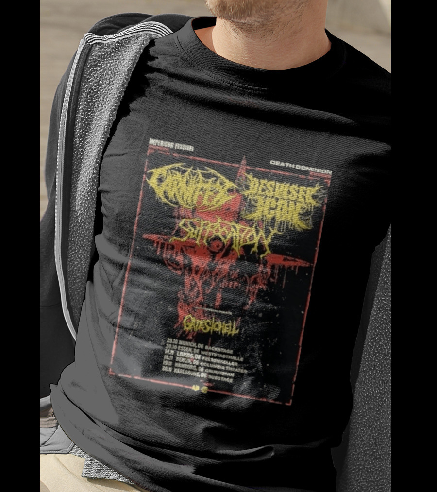Carnifex Despised Icon Event Death Dominion EU 2026 Impericon Festival Tour Dates In Deutschland T-Shirt